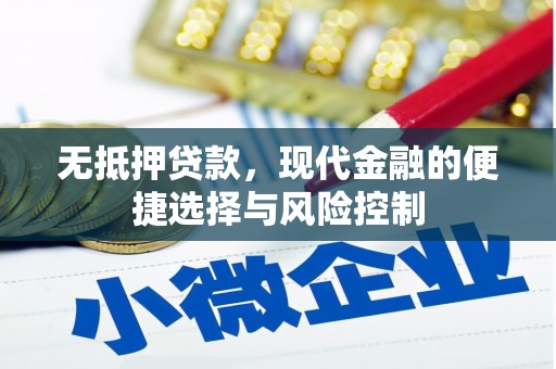 昆都仑无抵押贷款，现代金融的便捷选择与风险控制