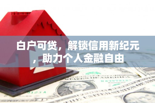昆都仑白户可贷，解锁信用新纪元，助力个人金融自由