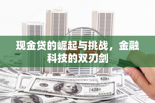昆都仑现金贷的崛起与挑战，金融科技的双刃剑