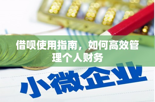 昆都仑借呗使用指南，如何高效管理个人财务