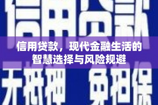 昆都仑信用贷款，现代金融生活的智慧选择与风险规避