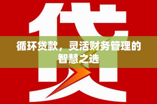 昆都仑循环贷款，灵活财务管理的智慧之选