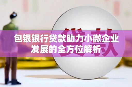 昆都仑包银银行贷款助力小微企业发展的全方位解析