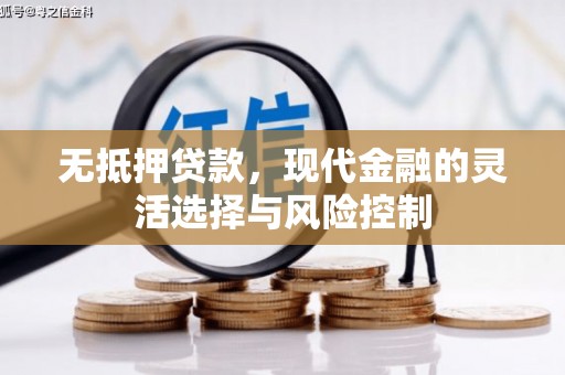 昆都仑无抵押贷款，现代金融的灵活选择与风险控制