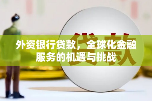 昆都仑外资银行贷款，全球化金融服务的机遇与挑战