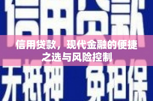 昆都仑信用贷款，现代金融的便捷之选与风险控制