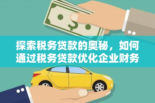 昆都仑探索税务贷款的奥秘，如何通过税务贷款优化企业财务