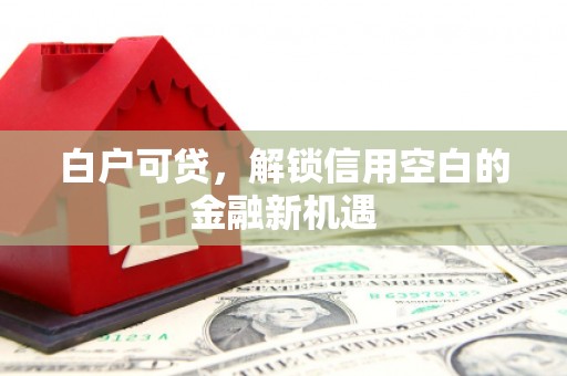 昆都仑白户可贷，解锁信用空白的金融新机遇
