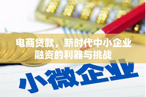 昆都仑电商贷款，新时代中小企业融资的利器与挑战