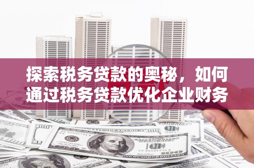 昆都仑探索税务贷款的奥秘，如何通过税务贷款优化企业财务