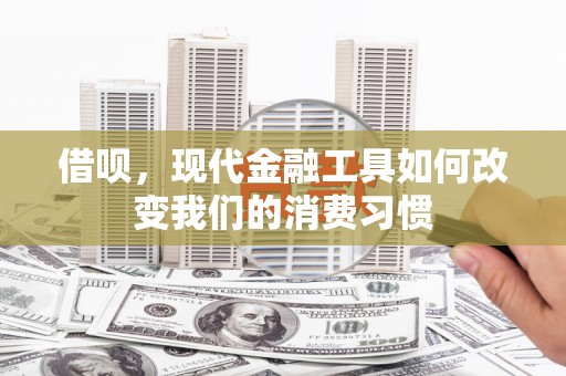 昆都仑借呗，现代金融工具如何改变我们的消费习惯