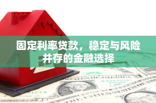 昆都仑固定利率贷款，稳定与风险并存的金融选择