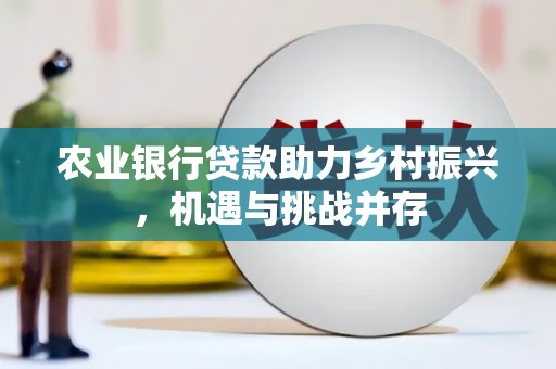 昆都仑农业银行贷款助力乡村振兴，机遇与挑战并存