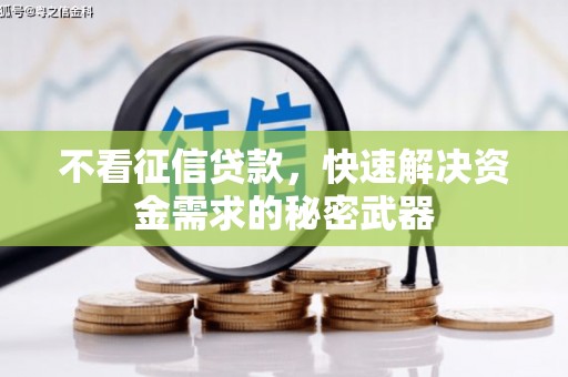 昆都仑不看征信贷款，快速解决资金需求的秘密武器