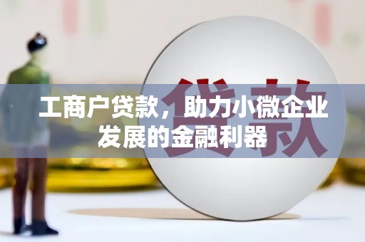 昆都仑工商户贷款，助力小微企业发展的金融利器
