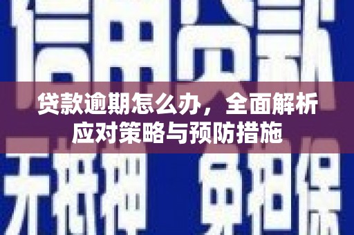 昆都仑贷款逾期怎么办，全面解析应对策略与预防措施