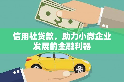 昆都仑信用社贷款，助力小微企业发展的金融利器