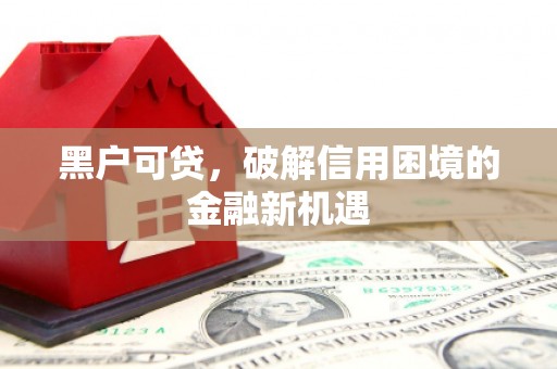 昆都仑黑户可贷，破解信用困境的金融新机遇