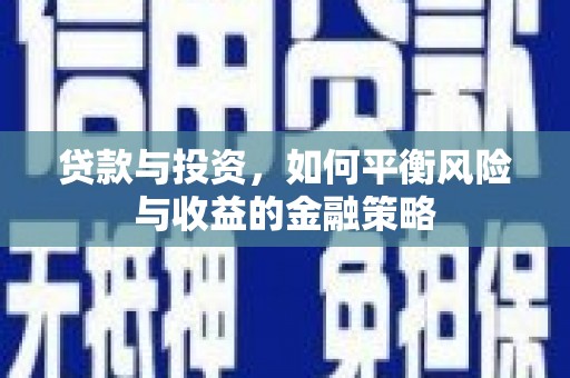 昆都仑贷款与投资，如何平衡风险与收益的金融策略